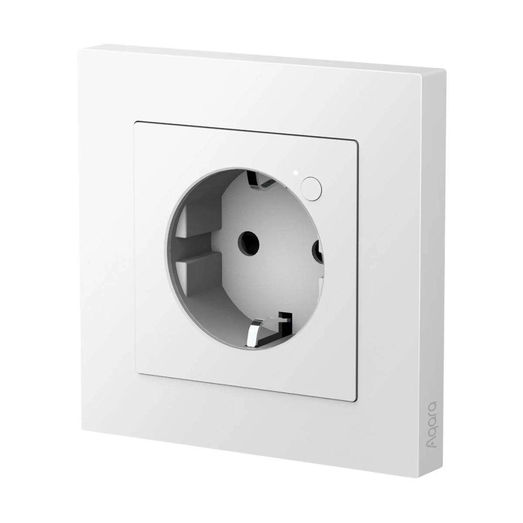 H2 EU Presa a muro connessa compatibile con Zigbee 3.0 Bianco Aqara