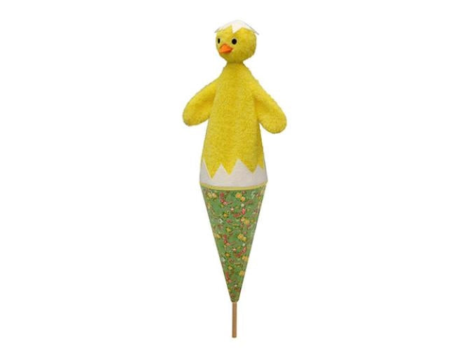 Bass & Bass - Pop up Hand Puppet Baby bird in Egg - Made in Europe - Vintage Toy