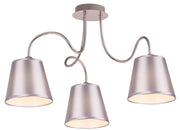 Lampada a soffitto Candellux LUK 3xE14 cromata 60cm
