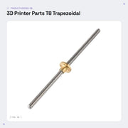 Trapezio di guida in acciaio inossidabile 300 mm - T8 dado - Corrosione resistente - Facile da installare - Duraturo - Maniglia a vite