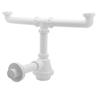 SIFONE PVC 2 VIE S / PILETTA- 11/2 Diam. 40- DH- pezzi 1