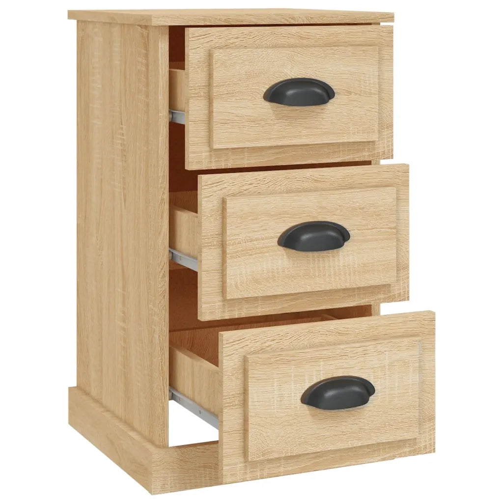 Comodino | Armadio da Notte | Mobiletto da notte Rovere Sonoma 39x39x67 cm in Legno Multistrato