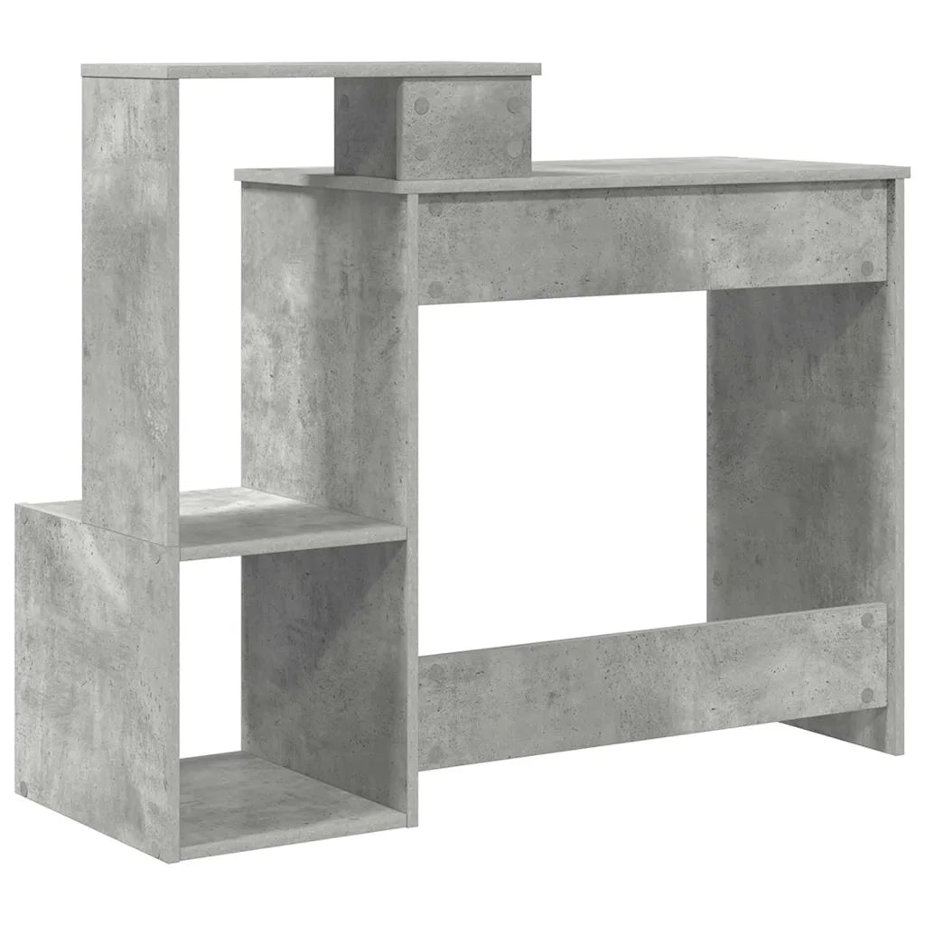 Scrivania Grigio cemento 106 x 41 x 88.5 cm Legno multistrato 869469