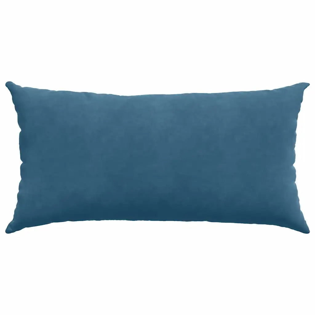 Cuscini da Divano 2 pcs Blu 80 x 40 cm Tessuto in Cords 42013712