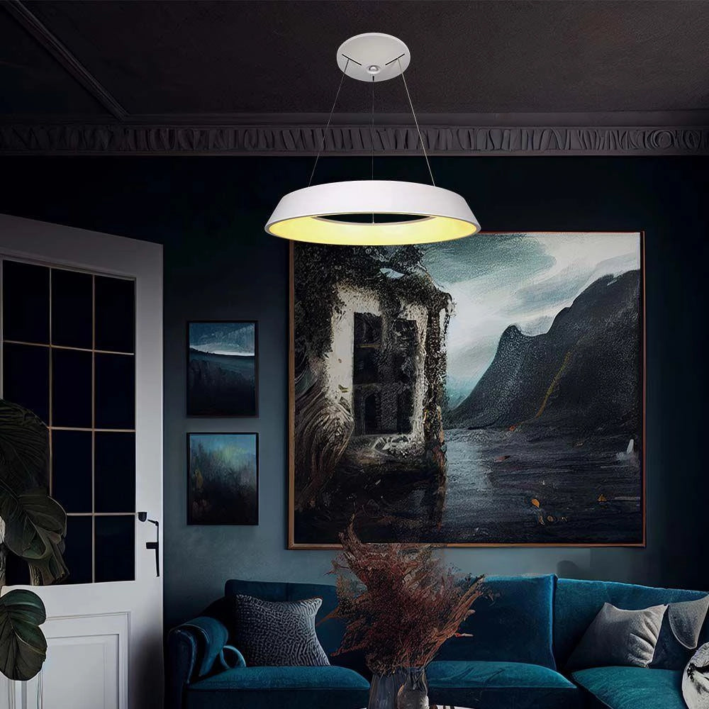 Lampada a sospensione LED V-TAC VT-7755 bianca 48W 3000K