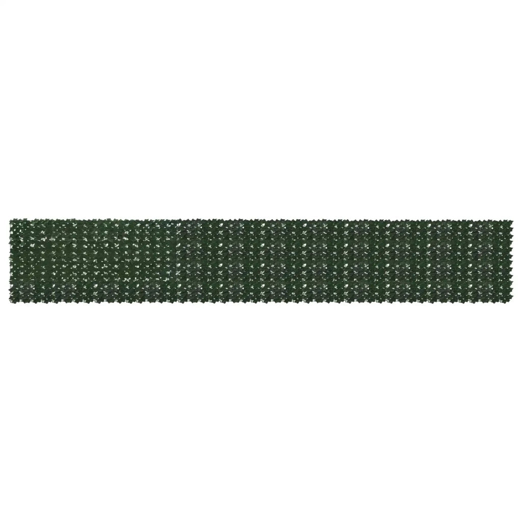 Paravento da Balcone | Schermo per balcone con foglie Verde Scuro 600 x 100 cm