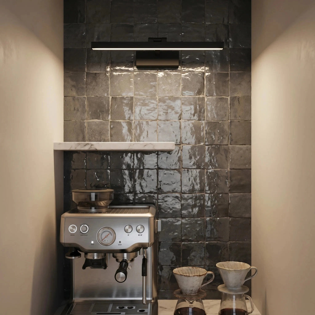 Applique Da Bagno Led APP1866-1W 40 Cm Black