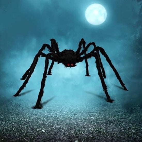 Decorazione esterna di Halloween da 1,52 metri con spinone (nero)
