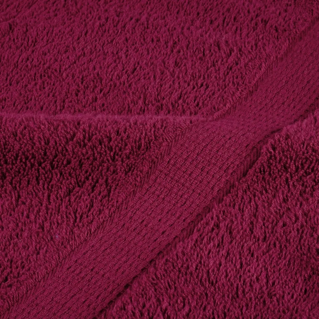 Set ASciugamani SOLUND 12 pz Bordeaux 600 gsm 137573