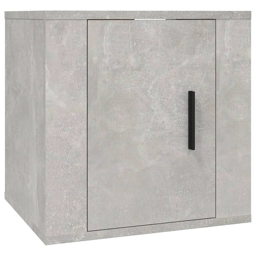 Mobile TV multimediale da parete mensola TV credenza TV per sala da pranzo soggiorno camera da letto 2 pezzi 40 x 34,5 x 40 cm grigio 02_0028910