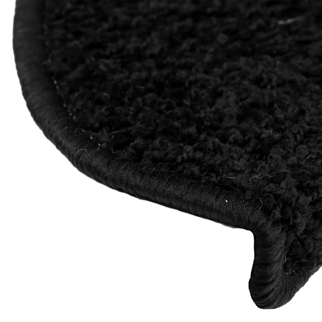 Tappetini per scale 20 pz 65x21x4 cm Nero Semicircolari Grandi 3365846