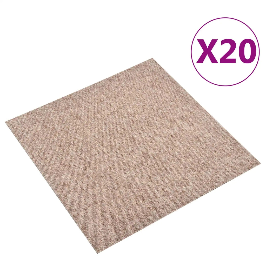 Tappeto 20 pz Beige 50 x 50 cm 100% Polipropilene