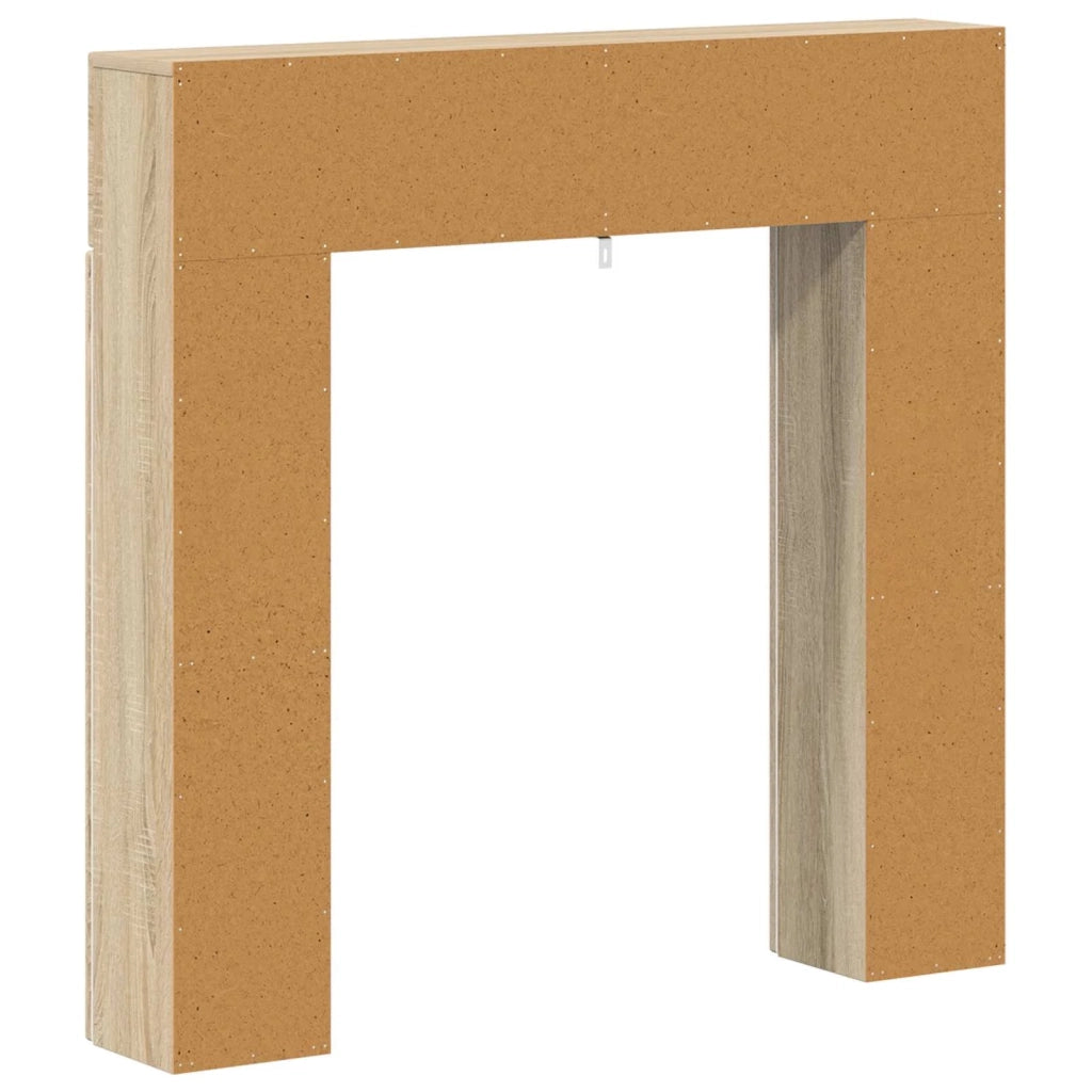 Cornice per camino Rovere Sonoma 102 x 18 x 100,5 cm 8006608