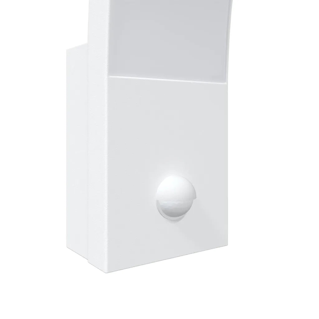 Applique con LED e Sensore 2 pz Bianche in Alluminio Pressofuso 4006267