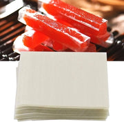 Papier di wafel - 500 pezzi di fogli di cibo per dolci fatti a mano - Carta di nougat bianca pieghevole per biscotti e torte