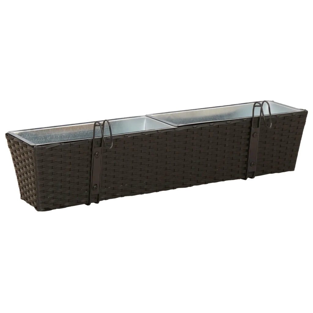 Ringhiera 2 pcs 80 x 17 x 17 cm Metallo