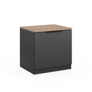 Vicco Comodino camera da letto Antracite 50 x 50 cm