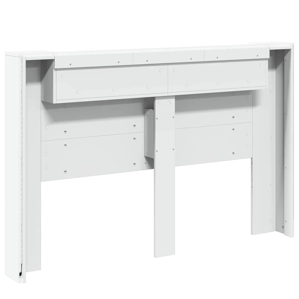Testata con Mobile e LED Bianco 160 x 16,5 x 103,5 cm 8006541