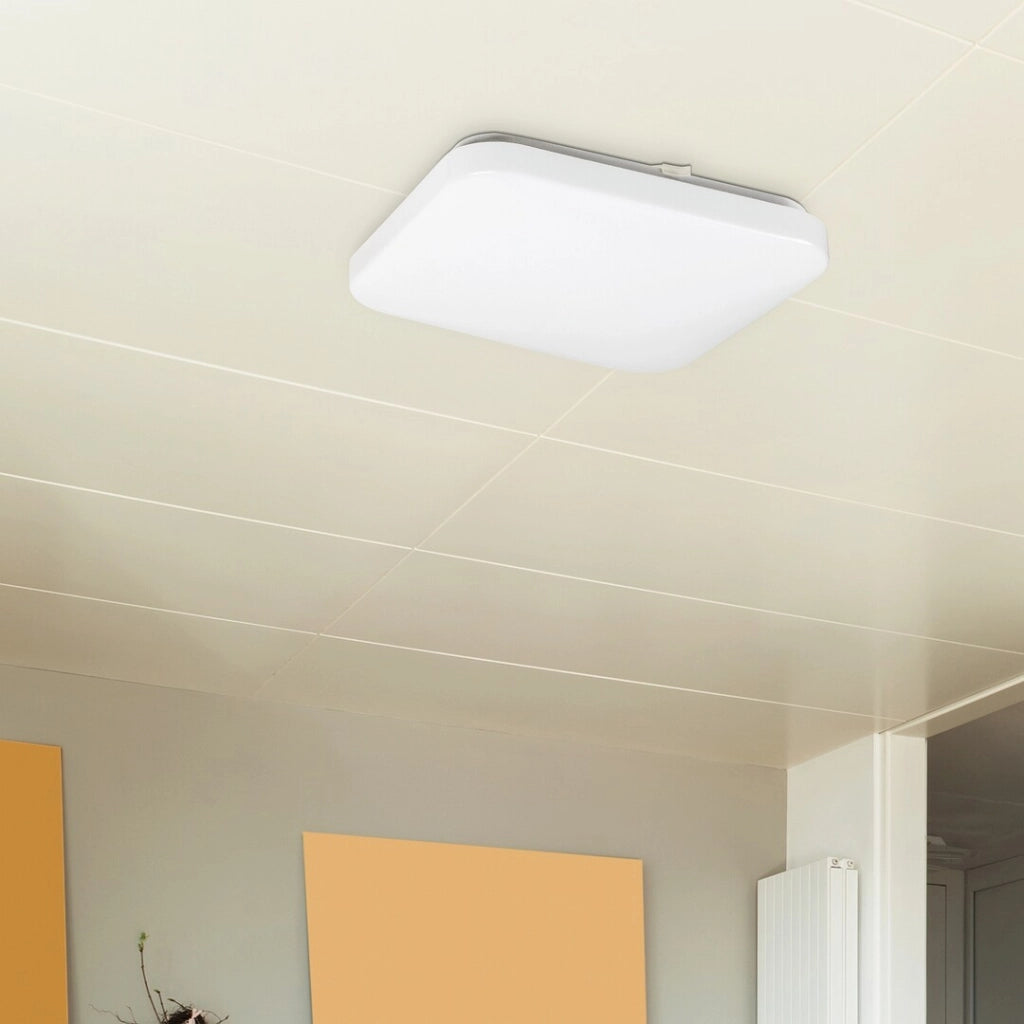 Plafoniera LED quadrata 28cm bianca 20W Rabalux Rob