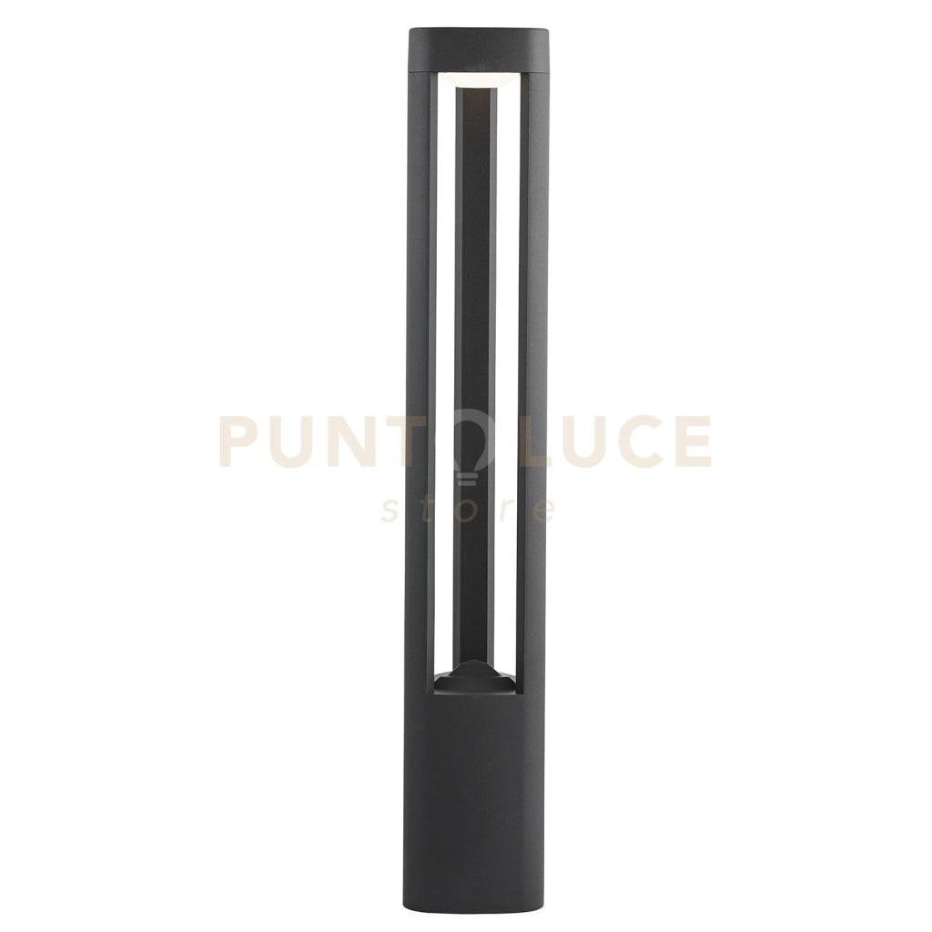 Michigan Outdoor Post - Metallo grigio scuro e policarbonato
