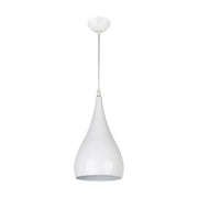 Lampada a sospensione moderna bianca JUSTA Struhm E27 Ø16