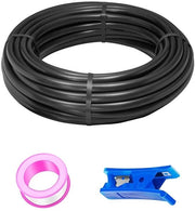 Slang Pneumatica 20 m - Slang per Luce - Materiale PU - Diametro Esterno 10 mm - Diametro Interno 6,5 mm - Compreso Taglieraggio Tubo/Pellicola Teflon - Condotta di Vapore