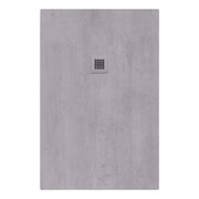 Piatto doccia in marmoresina 170x70 cm effetto microcemento chiaro PRAGA