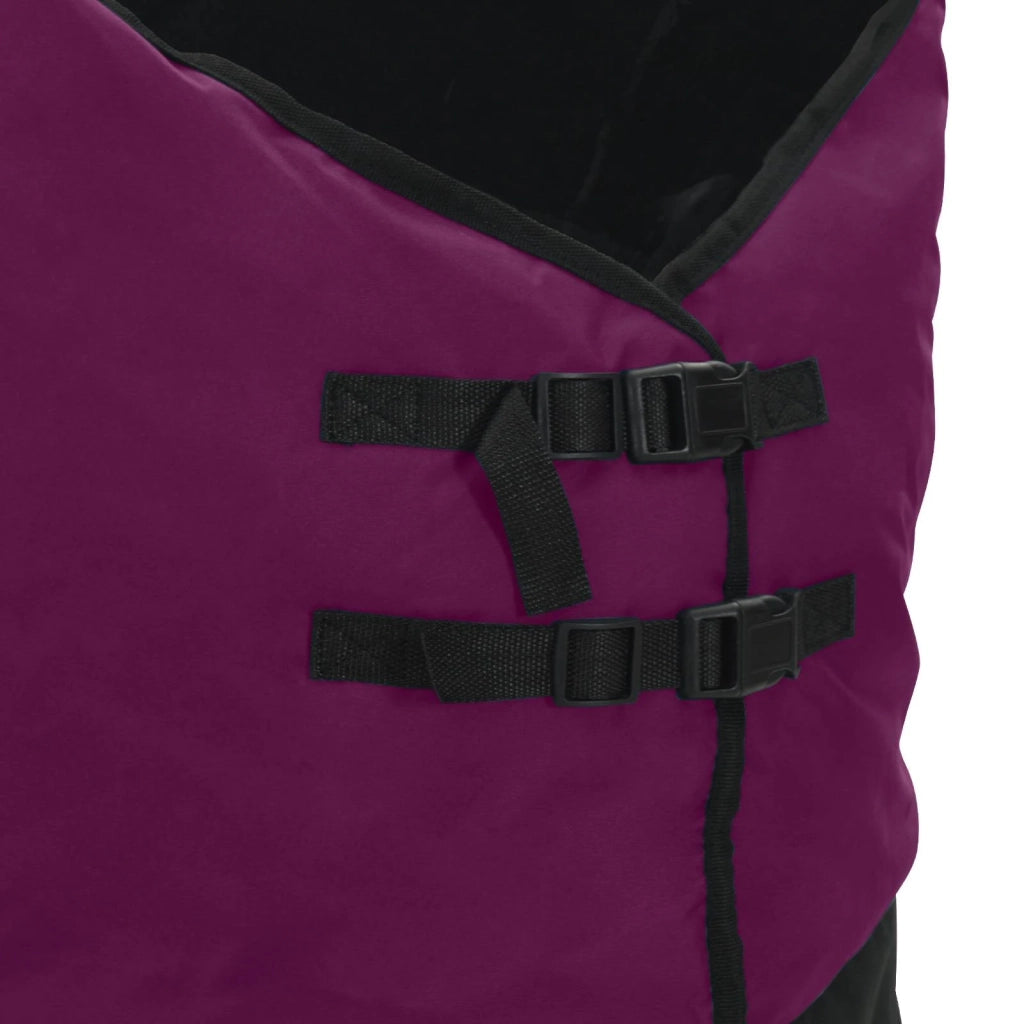 Coperta per Cavalli Verde Scuro e Nero 105 cm Poliestere 42013090