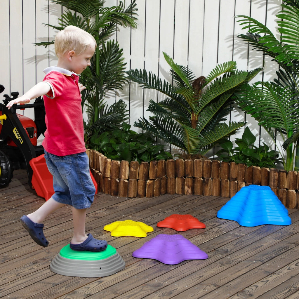 Set di pietre da gioco per bambini ¨C Minimal ¨C 5 pezzi, design stella marina, antiscivolo, 80 kg