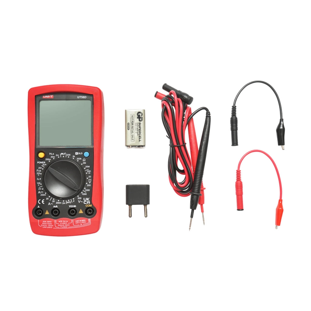 Multimetro digitale a 7 funzioni UT58D, UNI-T