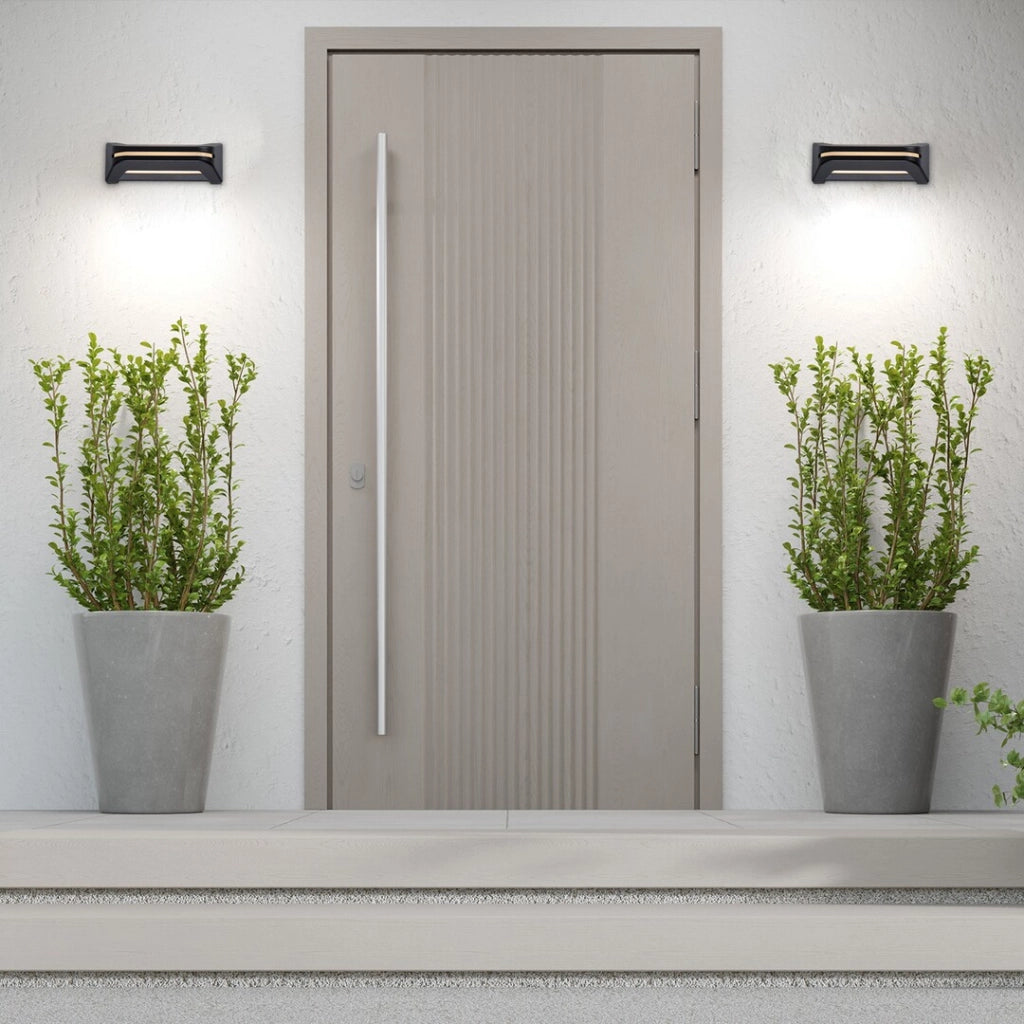 Applique esterna nera moderna su/giù LED 20W 4000K IP54 Rabalux