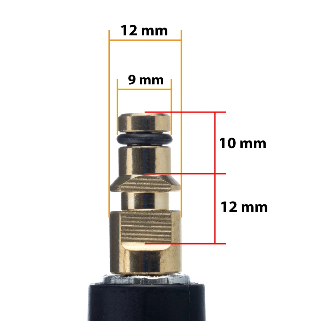 Tubo Alta Pressione 10m Click-Click – Compatibile con Idropulitrice Kärcher K2–K7 | Nylon Resistente, 180 Bar, 60°C