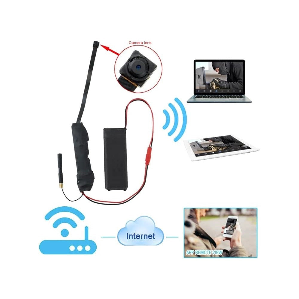 Trade Shop - Telecamera Nascosta Microcamera Spy Video Camera Spia Wifi P2p Detection Mpx -