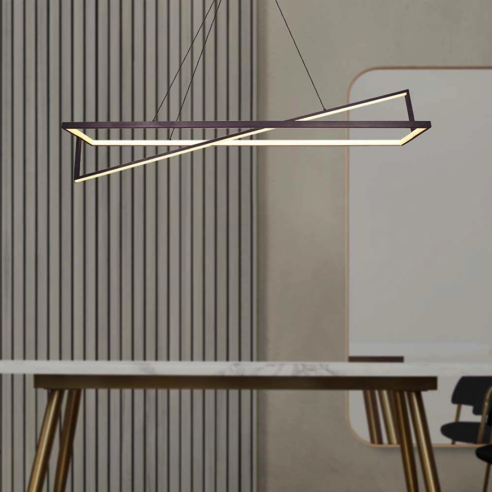 Lampada sospensione LED nera 45W 3000K dimmer V-TAC