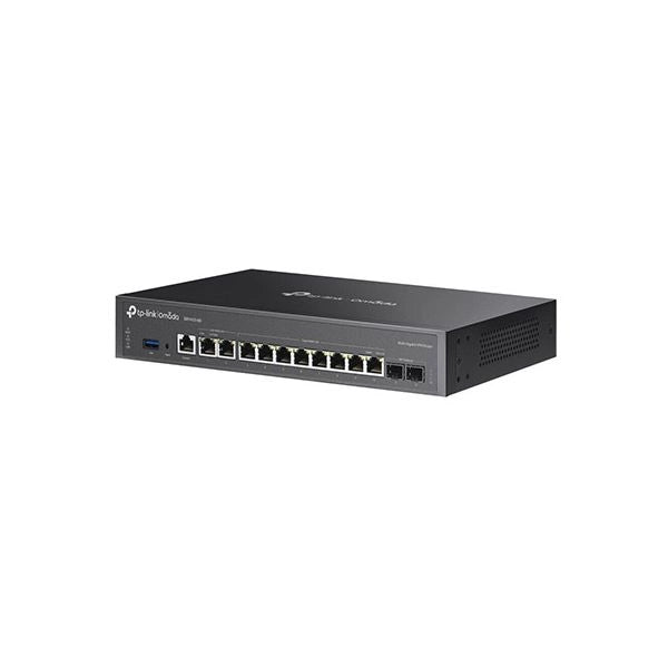 Tp-link omada er7412-m2 router cablato 2.5 gigabit ethernet, gigabit ethernet nero