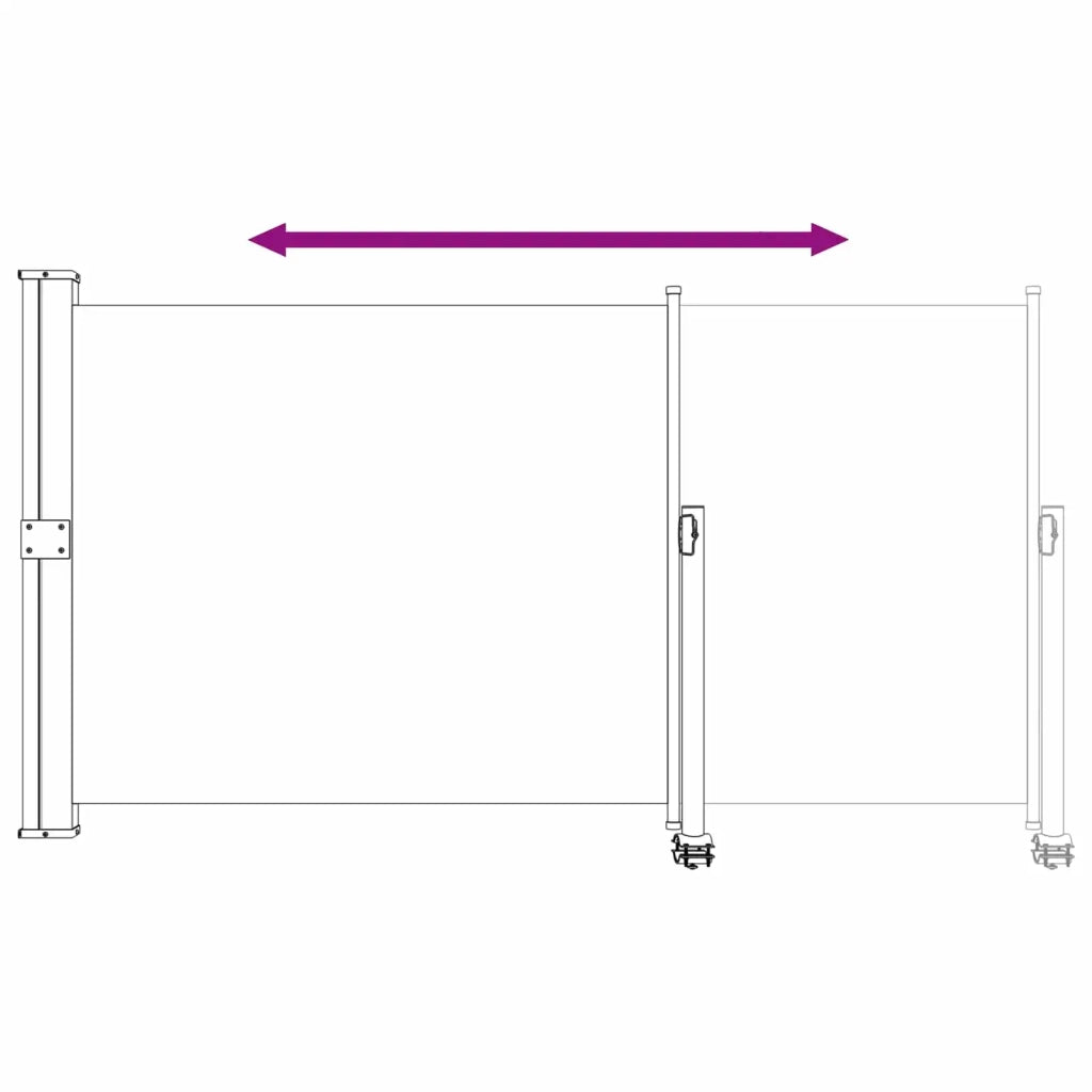 Tenda laterale Antracite 300 x 160 cm 42035259