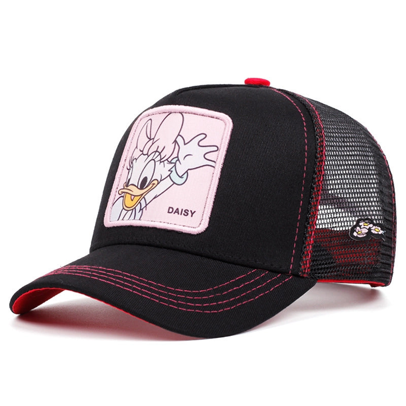 Cappellino da baseball DAISY nero e rosso