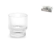 Set sei bicchieri epoque in vetro trasparente 34 cl
