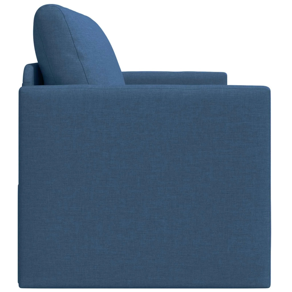 Divano letto | Sof¨¤ letto | Letto singolo 110cm Blu Tessuto