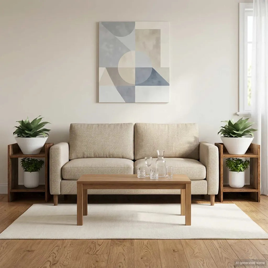 Supporto per piante | Sostegno per piante 2 pz Legno vecchio 30 x 30 x 40 cm