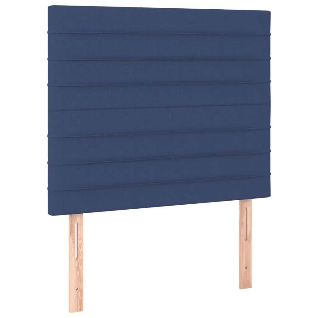 Testiera | Testata Blu 100x5x118/128 cm Tessuto