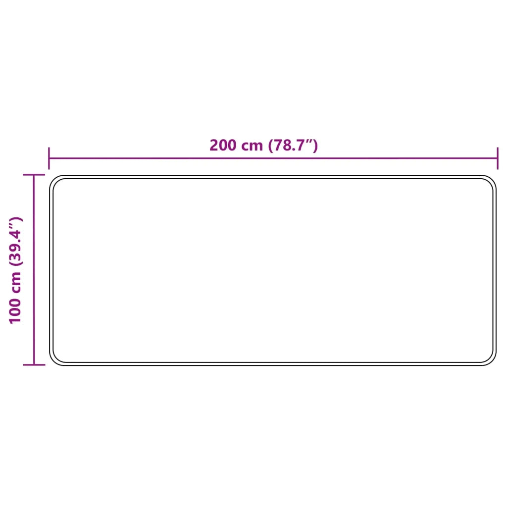 Runner Tappeto MARSA Verde Foresta 100 x 200 cm 42023149