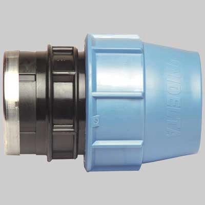 RACCORDO DIRITTO FEMMINA PLASTICA  20 x 1     UNIDELTA