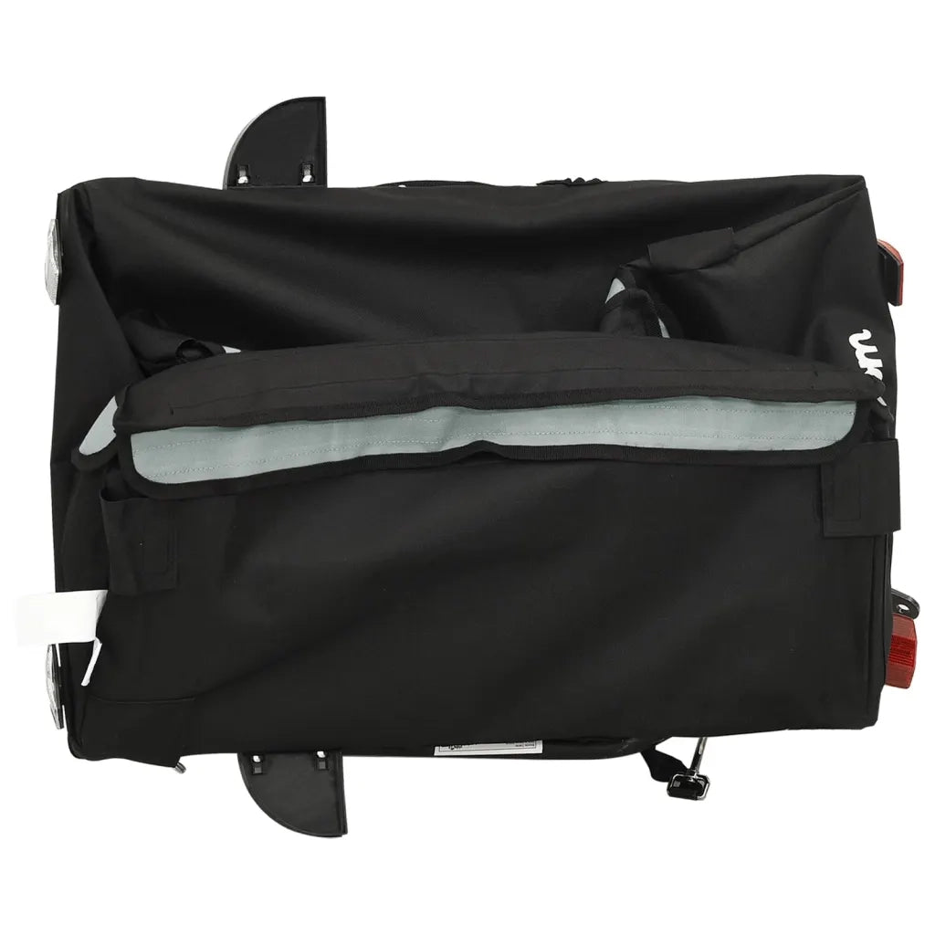 Rimorchio da Bici Nero e Grigio 30 kg in Ferro CFW5204189