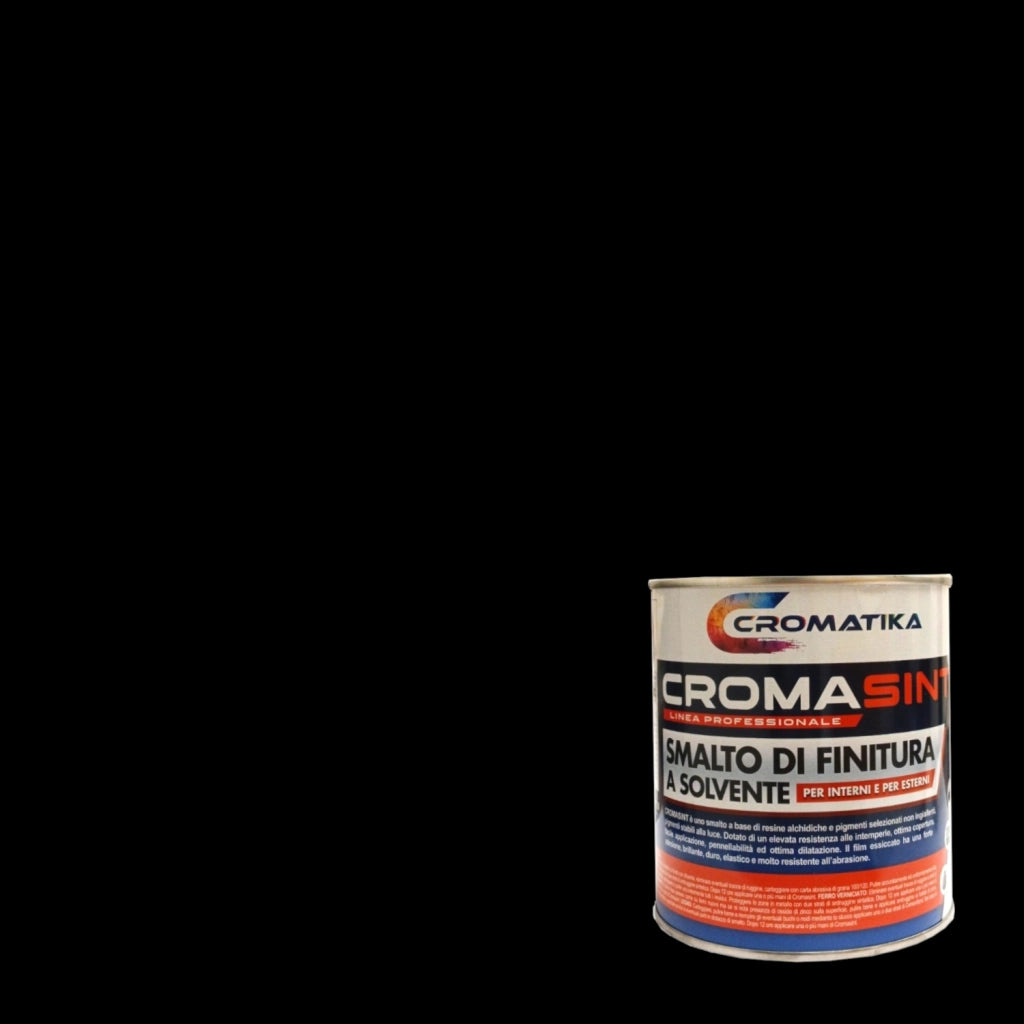 SMALTO CROMASINT 750ML NERO LUCIDO SOLVENTE