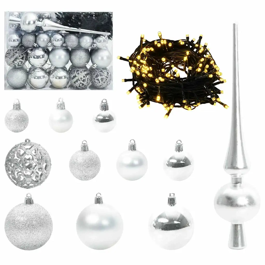 Albero di Natale artificiale con luci integrate Verde 120 cm 3396741
