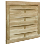 Cancello da Giardino in Legno Impregnato 100x75 cm Verde cod mxl 40251