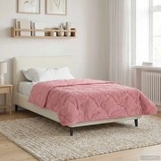 Duvet Invernale Rosa 135 x 200 cm Microfibra e Fleece Teddy 42026342