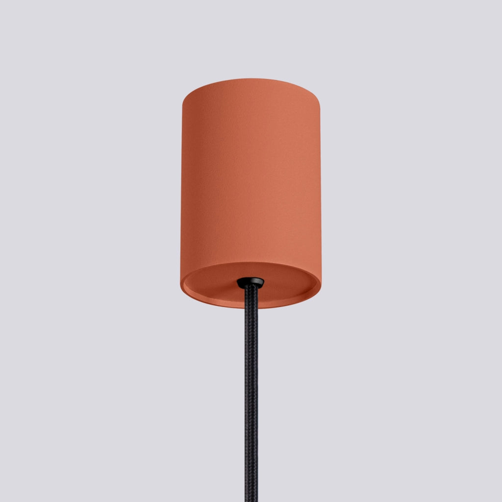 Lampada a sospensione HALO 1 rosso ocra