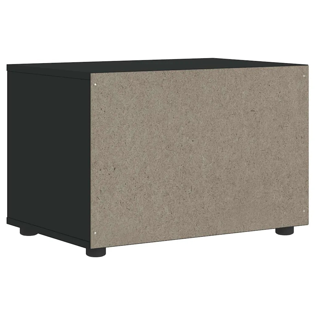 Mobile TV | Armadietto TV | Mobile Porta TV VISNES Nero 60x40x38 cm in Legno Multistrato
